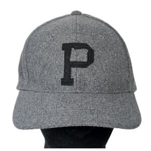Portland Gear P Cap Classic Gray Wool Blend Strapback Baseball Hat